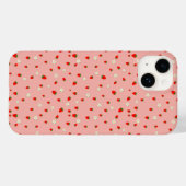 イチゴとお花のデザイン Case-Mate iPhoneケース (裏面 (横))