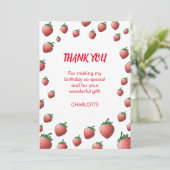 イチゴとイチゴ サンキューカード (スタンド正面)