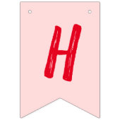 イチゴとイチゴ バンティングフラッグ (第2の旗)