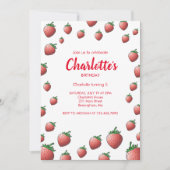 イチゴとイチゴ 招待状 (正面)