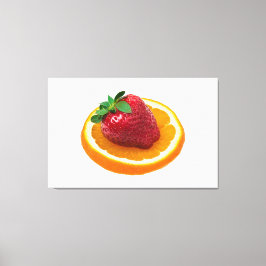 イチゴとオレンジ キャンバスプリント