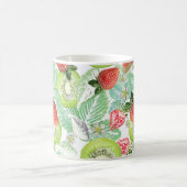 イチゴとキウイ。 コーヒーマグカップ (中央)