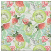 イチゴとキウイ。 ファブリック (クローズアップ)