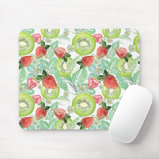 イチゴとキウイ。 マウスパッド (マウス)