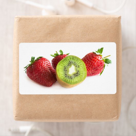 イチゴとキウイ ラベル (インサイチュ)