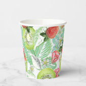 イチゴとキウイ。 紙コップ (左)