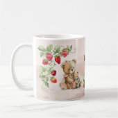 イチゴとクマ コーヒーマグカップ (左)