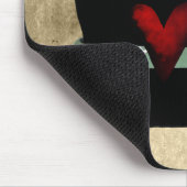 イチゴとクリームのカップケーキのマウスパ初期のッド マウスパッド (コーナー)