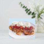 イチゴとクリームの甘いパン ポストカード (スタンド正面)