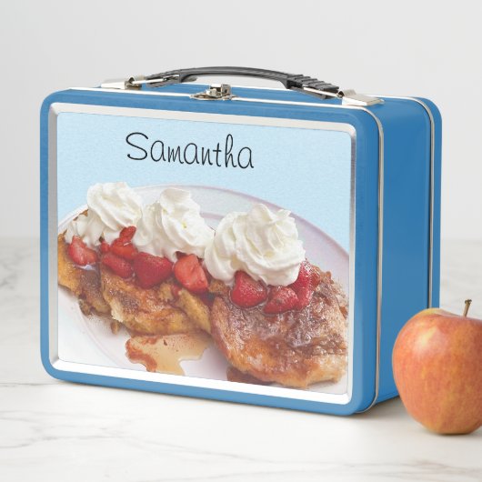 イチゴとクリームの甘いパン メタルランチボックス (インサイチュ)