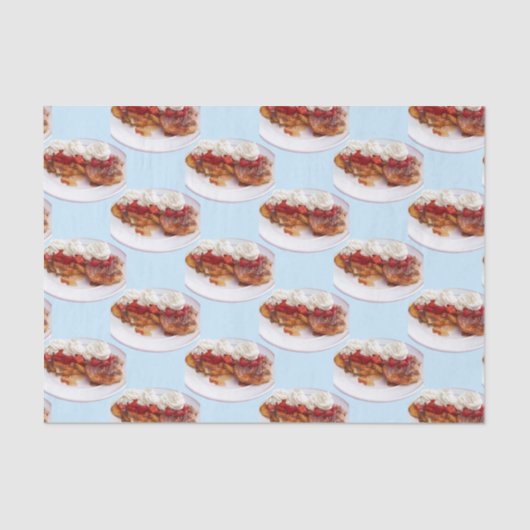 イチゴとクリームの甘いパン 薄葉紙 (正面)