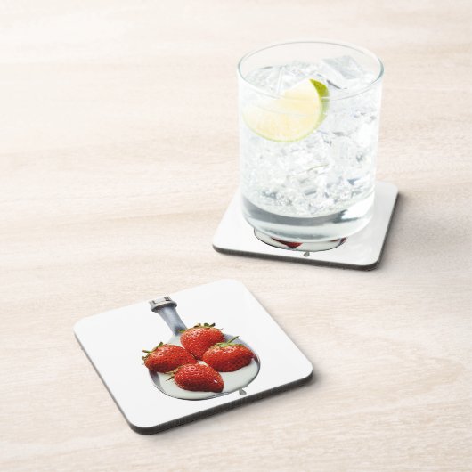 イチゴとクリーム コースター (右側)