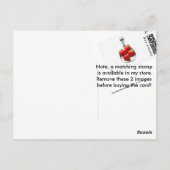 イチゴとクリーム。 ポストカード (裏面)