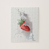 イチゴとクリーム，難しい ジグソーパズル (縦)