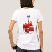 イチゴとクリーム Tシャツ (裏面)