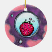 イチゴとダイヤモンド セラミックオーナメント (裏面)