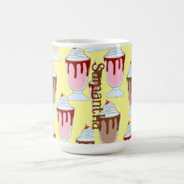 イチゴとチョコレートミルクシェイク コーヒーマグカップ