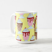 イチゴとチョコレートミルクシェイク コーヒーマグカップ (正面左)