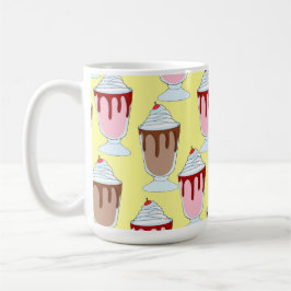 イチゴとチョコレートミルクシェイク コーヒーマグカップ