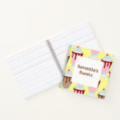 イチゴとチョコレートミルクシェイク ノートブック (内部)