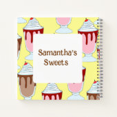 イチゴとチョコレートミルクシェイク ノートブック (裏面)