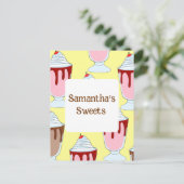 イチゴとチョコレートミルクシェイク ポストカード (スタンド正面)