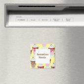 イチゴとチョコレートミルクシェイク マグネット (インサイチュ (食洗機))