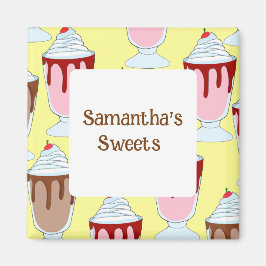 イチゴとチョコレートミルクシェイク マグネット