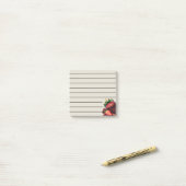 イチゴとチョコレート（ライン）ポストイットノート ポストイット (デスク上)