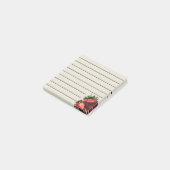 イチゴとチョコレート（ライン）ポストイットノート ポストイット (アングル)