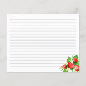 イチゴとデイジーレシピカード (裏面)