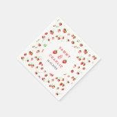 イチゴとデイジー結婚ズ スタンダードカクテルナプキン (角)