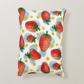イチゴとデイジー アクセントクッション (裏面(縦))