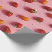 イチゴとトマト ラッピングペーパー (角)
