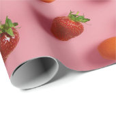 イチゴとトマト ラッピングペーパー (ロールコーナー)