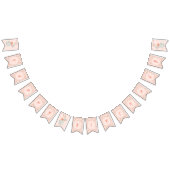 イチゴとバニーの誕生日パーティー バンティングフラッグ (全)