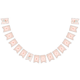 イチゴとバニーの誕生日パーティー バンティングフラッグ