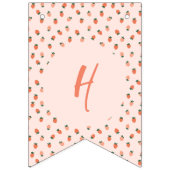 イチゴとバニーの誕生日パーティー バンティングフラッグ (第2の旗)