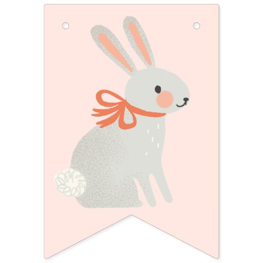 イチゴとバニーの誕生日パーティー バンティングフラッグ (第1の旗)