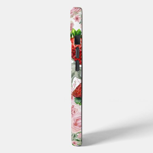 イチゴとバラ Case-Mate iPhoneケース (裏面 / 左)