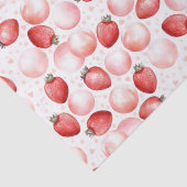 イチゴとピンクバルーンかわいい夏のパーティー 薄葉紙 (詳細)