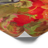 イチゴとブルーティッツを使った静物体験 ポスター (角)