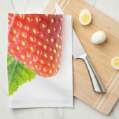 イチゴとミント キッチンタオル (四つ折り)