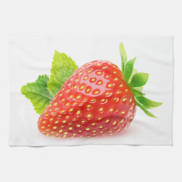 イチゴとミント キッチンタオル