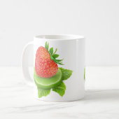 イチゴとライム コーヒーマグカップ (正面左)