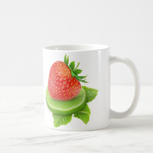 イチゴとライム コーヒーマグカップ (右)
