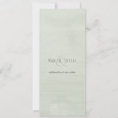 イチゴとワイルドフラワーカントリー結婚式 招待状 (裏面)