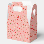 イチゴと花のパターン フェイバーボックス (オープン)