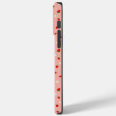 イチゴと花の模様 Case-Mate iPhoneケース (裏面 / 左)