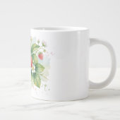 イチゴと花の特製マグカップ ジャンボコーヒーマグカップ (右)